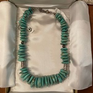 Vintage Southwestern Turquoise Chunky Necklace